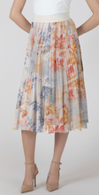 Load image into Gallery viewer, Black Tape Pleated Skirt. 2722728T
