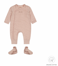 Load image into Gallery viewer, Dirkje 1 Piece Infant Girl Babysuit  + Booties(Organic Cotton) WN1208
