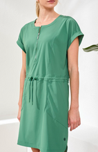Load image into Gallery viewer, Tribal S/S Dress w/ Drawcord.  30930 3668
