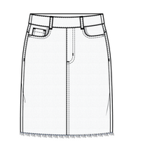 Load image into Gallery viewer, Tribal Audry Pull on Skirt  60510 5100 0001
