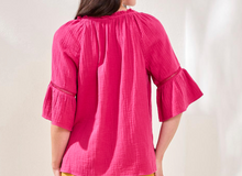 Load image into Gallery viewer, Tribal Raglan Sleeve Blouse. 60590 4555
