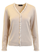 Load image into Gallery viewer, Brandtex Cardigan 220020. Sand
