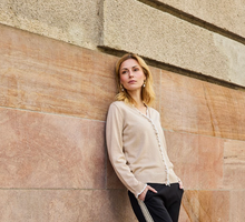 Load image into Gallery viewer, Brandtex Cardigan 220020. Sand

