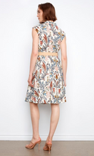 Load image into Gallery viewer, Charlie B Printed Cap Sleeve Dress W/Belt. C3224B/ 563C
