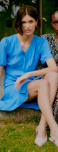 Load image into Gallery viewer, B Young Joella V Neck Dress 4. 20818762
