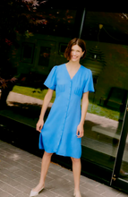 Load image into Gallery viewer, B Young Joella V Neck Dress 4. 20818762
