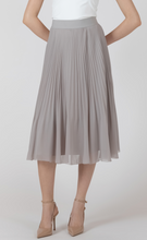 Load image into Gallery viewer, Black Tape Pleated Skirt. 2722728
