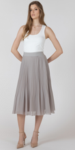 Load image into Gallery viewer, Black Tape Pleated Skirt. 2722728
