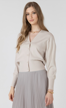 Load image into Gallery viewer, Black Tape Clean Button Front Cardigan. 2727252
