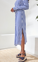 Load image into Gallery viewer, Tribal L/S Waist Wrap Dress 9490/4572
