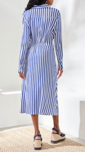 Load image into Gallery viewer, Tribal L/S Waist Wrap Dress 9490/4572
