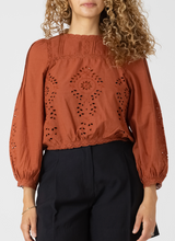 Load image into Gallery viewer, Black Tape Lace Detailed Blouse. 2723736T
