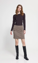 Load image into Gallery viewer, Ichi Kate Twillish Skirt. 20126267

