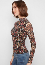 Load image into Gallery viewer, Charlie B L/S Mock Neck Top
