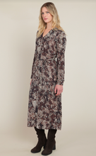 Load image into Gallery viewer, Black Tape Belted Shirt Dress 2822502T
