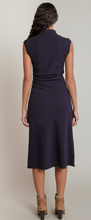 Load image into Gallery viewer, Black Tape Mock Neck Midi Dress 2822001 T
