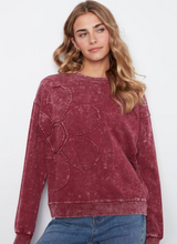 Load image into Gallery viewer, Charlie B V Neck Sweater. C1417R/377C.   320 Merlot
