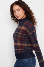 Load image into Gallery viewer, Charlie B PLAID Sweater   C2910QR/475C
