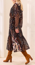 Load image into Gallery viewer, Tribal Print Dress W/ Smocking. 6365O-5848
