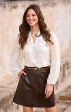 Load image into Gallery viewer, Tribal Lined PU Skirt. 6287O-5604
