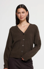 Load image into Gallery viewer, Ichi Freely Cardigan. 20127297. ( Brown)
