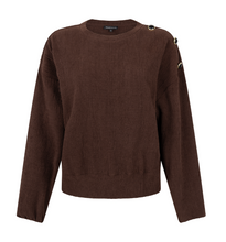 Load image into Gallery viewer, Tramontana Drop Shoulder Sweater C4921601. (Brown)
