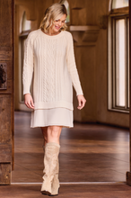 Load image into Gallery viewer, Tribal Sweater Dress W/ Chiffon. 32280/576
