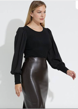 Load image into Gallery viewer, Joseph Ribkoff Pleather Skirt
