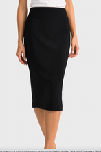 Load image into Gallery viewer, Joseph Ribkoff Mid Calf Basic Skirt (Black)
