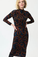 Load image into Gallery viewer, Joseph Ribkoff Patterned Dress 224186
